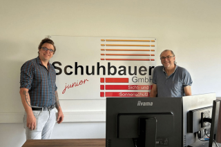Georg Schuhbauer im Büro
